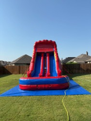 20ft Tall Mega Splash Water Slide