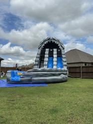 20Ft Raging Rapids Curved Double Lane Water Slide