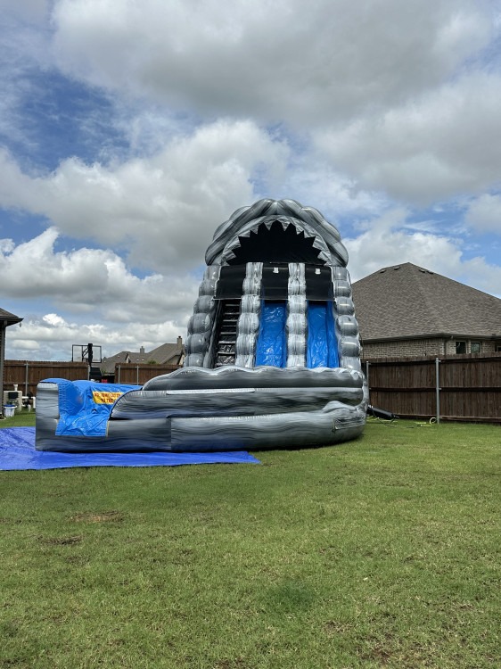 20Ft Raging Rapids Curved Double Lane Water Slide